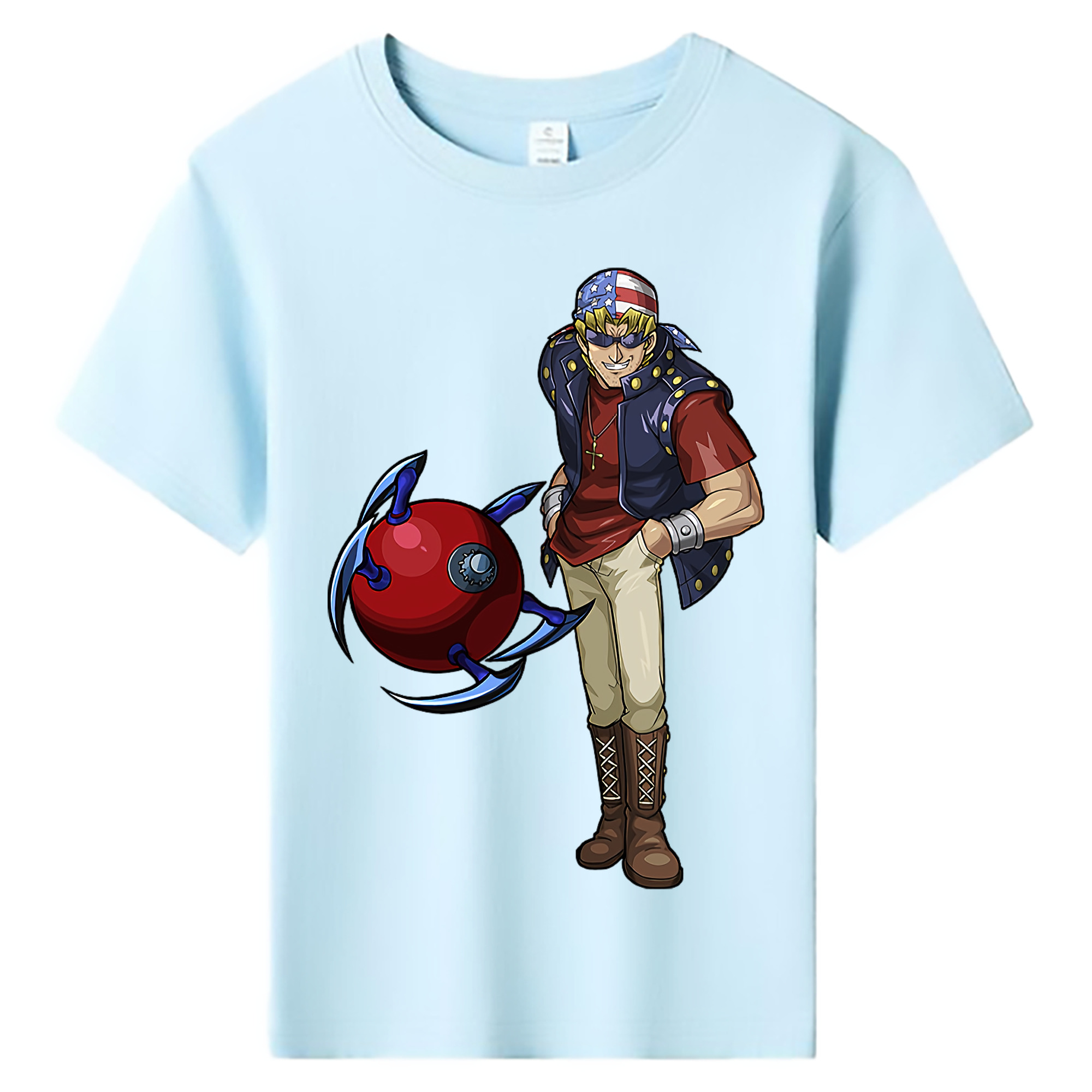 （画像用） 遊☆戯☆王 Yu-Gi-Oh! 綿100％キッズTシャツ（フロントプリント）